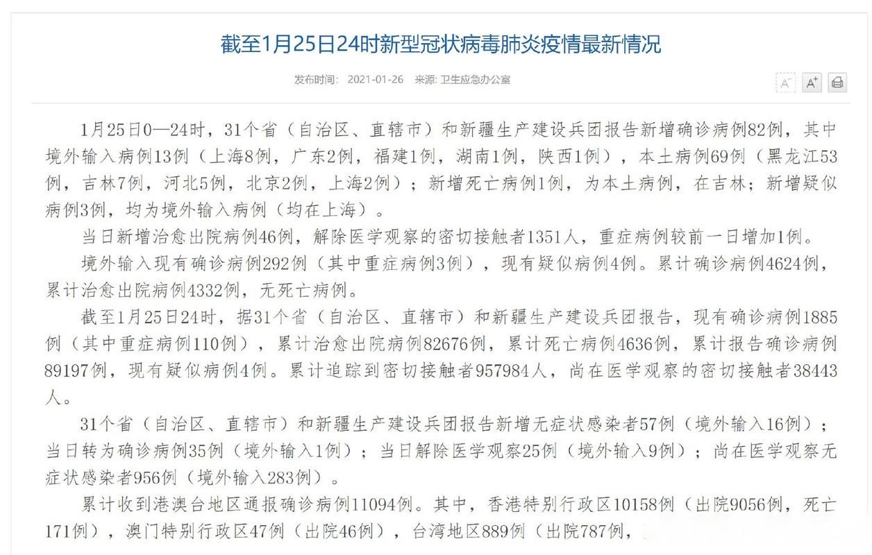 31省区市新增20例核酸阳性涉14省市/31省新增24例确诊1