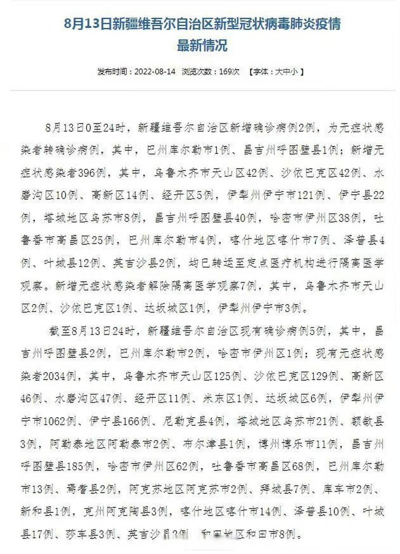 关于专家:新疆维吾尔自治区乌鲁木齐沙依巴克区每年或现多个感染高峰的信息