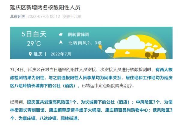 全国新增本土确诊20例延庆区13例/延庆确诊一例是哪里的